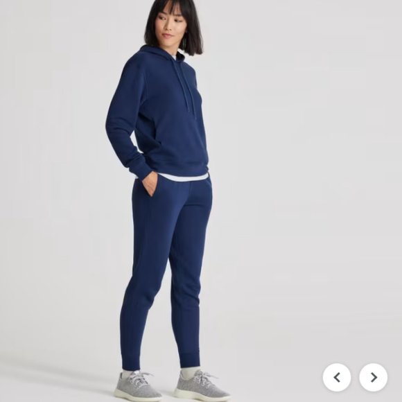 NWT Allbirds Women's The R&R Hoodie in Navy Night Size Large - Picture 6 of 11